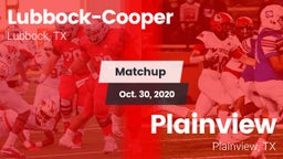 Matchup: Cooper  vs. Plainview  2020