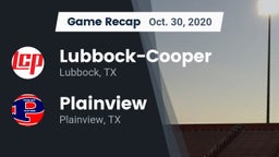 Recap: Lubbock-Cooper  vs. Plainview  2020