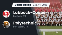 Recap: Lubbock-Cooper  vs. Polytechnic  2020