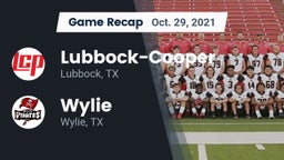 Recap: Lubbock-Cooper  vs. Wylie  2021
