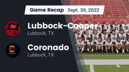 Recap: Lubbock-Cooper  vs. Coronado  2022