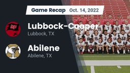 Recap: Lubbock-Cooper  vs. Abilene  2022