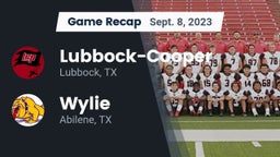 Recap: Lubbock-Cooper  vs. Wylie  2023