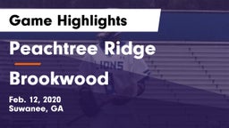 Peachtree Ridge  vs Brookwood  Game Highlights - Feb. 12, 2020