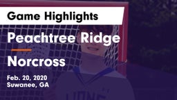 Peachtree Ridge  vs Norcross  Game Highlights - Feb. 20, 2020