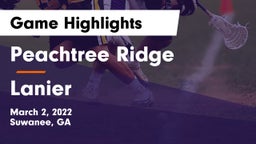 Peachtree Ridge  vs Lanier  Game Highlights - March 2, 2022