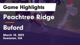 Peachtree Ridge  vs Buford  Game Highlights - March 18, 2022