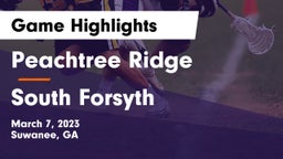 Peachtree Ridge  vs South Forsyth  Game Highlights - March 7, 2023