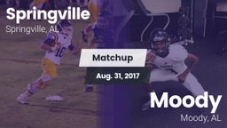 Matchup: Springville High vs. Moody  2017