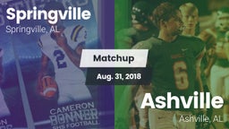 Matchup: Springville High vs. Ashville  2018