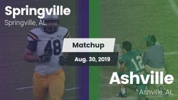 Matchup: Springville High vs. Ashville  2019