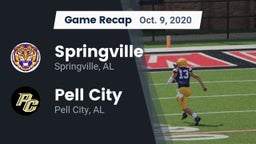 Recap: Springville  vs. Pell City  2020