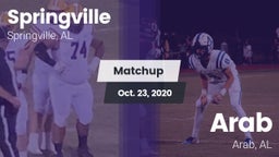 Matchup: Springville High vs. Arab  2020