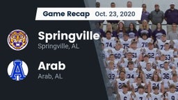 Recap: Springville  vs. Arab  2020