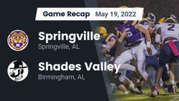 Recap: Springville  vs. Shades Valley  2022
