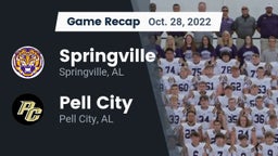 Recap: Springville  vs. Pell City  2022