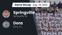 Recap: Springville  vs. Dora  2023