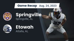 Recap: Springville  vs. Etowah  2023