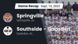 Recap: Springville  vs. Southside  - Gadsden 2023