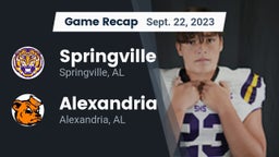 Recap: Springville  vs. Alexandria  2023