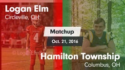 Matchup: Logan Elm High vs. Hamilton Township  2016