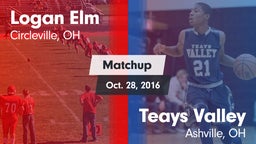 Matchup: Logan Elm High vs. Teays Valley  2016