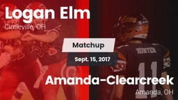 Matchup: Logan Elm High vs. Amanda-Clearcreek  2017