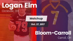 Matchup: Logan Elm High vs. Bloom-Carroll  2017