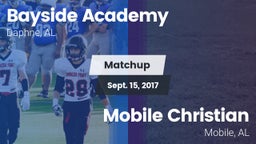 Matchup: Bayside Academy vs. Mobile Christian  2017