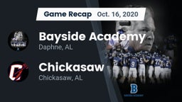 Recap: Bayside Academy  vs. Chickasaw  2020