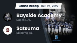 Recap: Bayside Academy  vs. Satsuma  2022