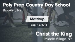 Matchup: Poly Prep vs. Christ the King  2016