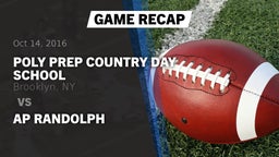 Recap: Poly Prep Country Day School vs. AP Randolph 2016