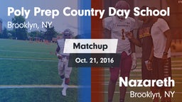 Matchup: Poly Prep vs. Nazareth  2016