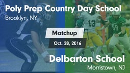 Matchup: Poly Prep vs. Delbarton School 2016