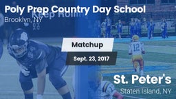 Matchup: Poly Prep vs. St. Peter's  2017