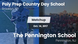 Matchup: Poly Prep vs. The Pennington School 2017