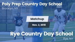 Matchup: Poly Prep vs. Rye Country Day School 2018