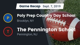 Recap: Poly Prep Country Day School vs. The Pennington School 2019