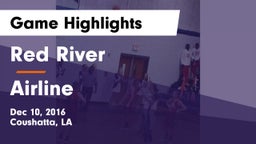Red River  vs Airline  Game Highlights - Dec 10, 2016