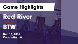 Red River  vs BTW Game Highlights - Dec 13, 2016
