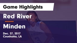 Red River  vs Minden  Game Highlights - Dec. 27, 2017
