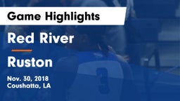 Red River  vs Ruston  Game Highlights - Nov. 30, 2018