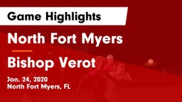 North Fort Myers  vs Bishop Verot  Game Highlights - Jan. 24, 2020