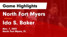 North Fort Myers  vs Ida S. Baker  Game Highlights - Nov. 7, 2023