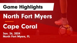 North Fort Myers  vs Cape Coral Game Highlights - Jan. 26, 2024