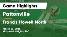 Pattonville  vs Francis Howell North  Game Highlights - March 23, 2021