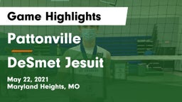 Pattonville  vs DeSmet Jesuit  Game Highlights - May 22, 2021