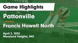Pattonville  vs Francis Howell North  Game Highlights - April 3, 2023