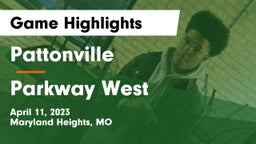 Pattonville  vs Parkway West Game Highlights - April 11, 2023